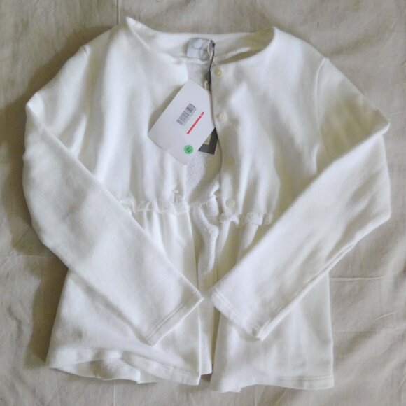 NWT Le Petit Coco Girls 14 Sweatshirt Cardigan - Picture 3 of 16